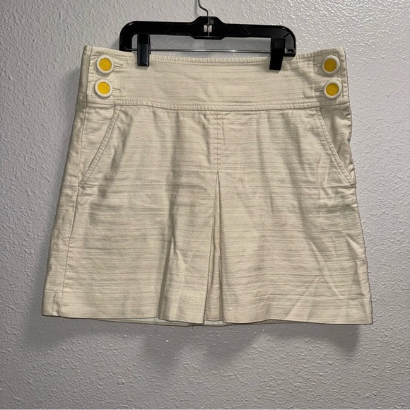 Jcrew linen blend skirt size 6 - Picture 1 of 7